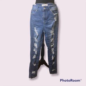 distressed denim